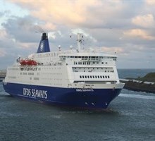 The DFDS King Seaways at IJmuiden
